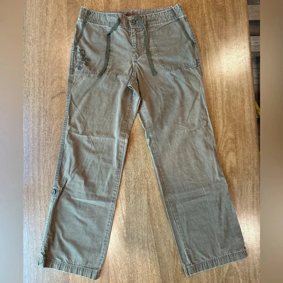 VTG Retro Eddie Bauer women’s brown pants 100% cotton - Picture 1 of 16